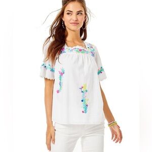 Lilly Pulitzer Tamryn Embroidered Top